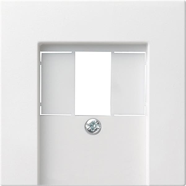 Cache pour TAE et USB Blanc satiné sans zone d'inscription