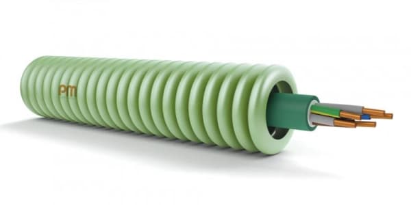 Tube précâblé xgb 5G1.5 diamètre 20mm full Lsoh en rouleau de 100m classe CPR: CCA s1d2a1