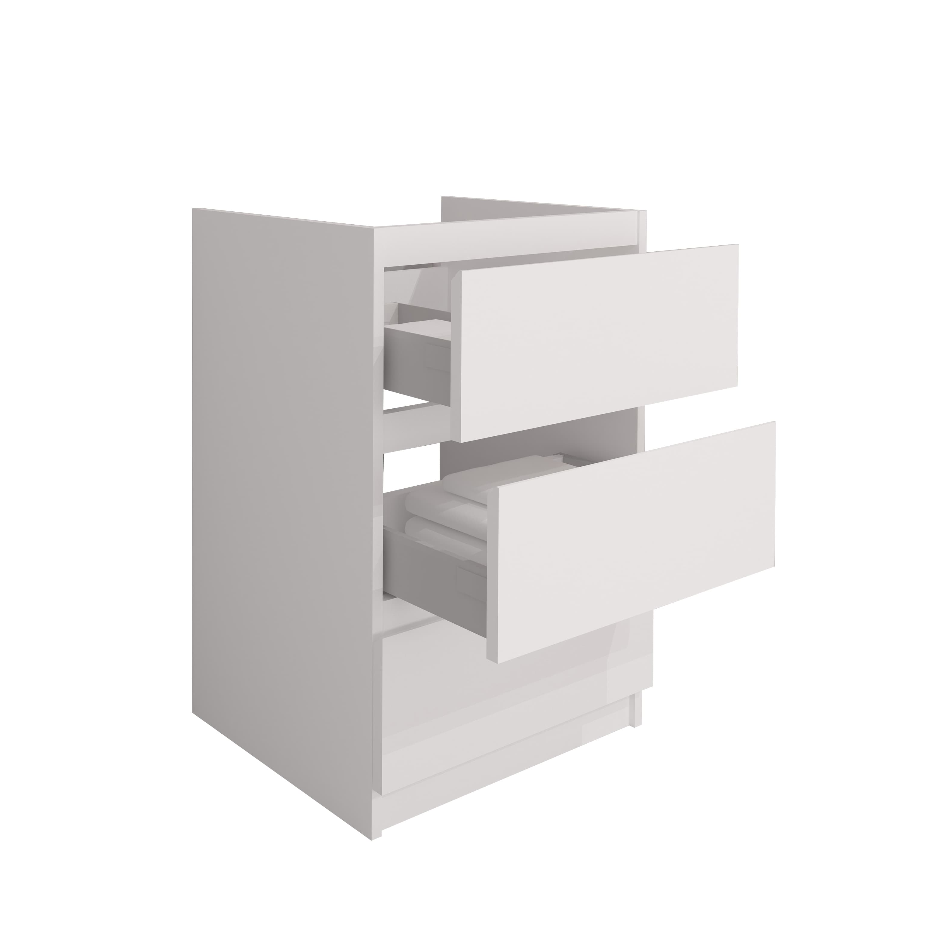 JUPITER MEUBLE SOUS-PLAN (60CM) - BLANC MAT