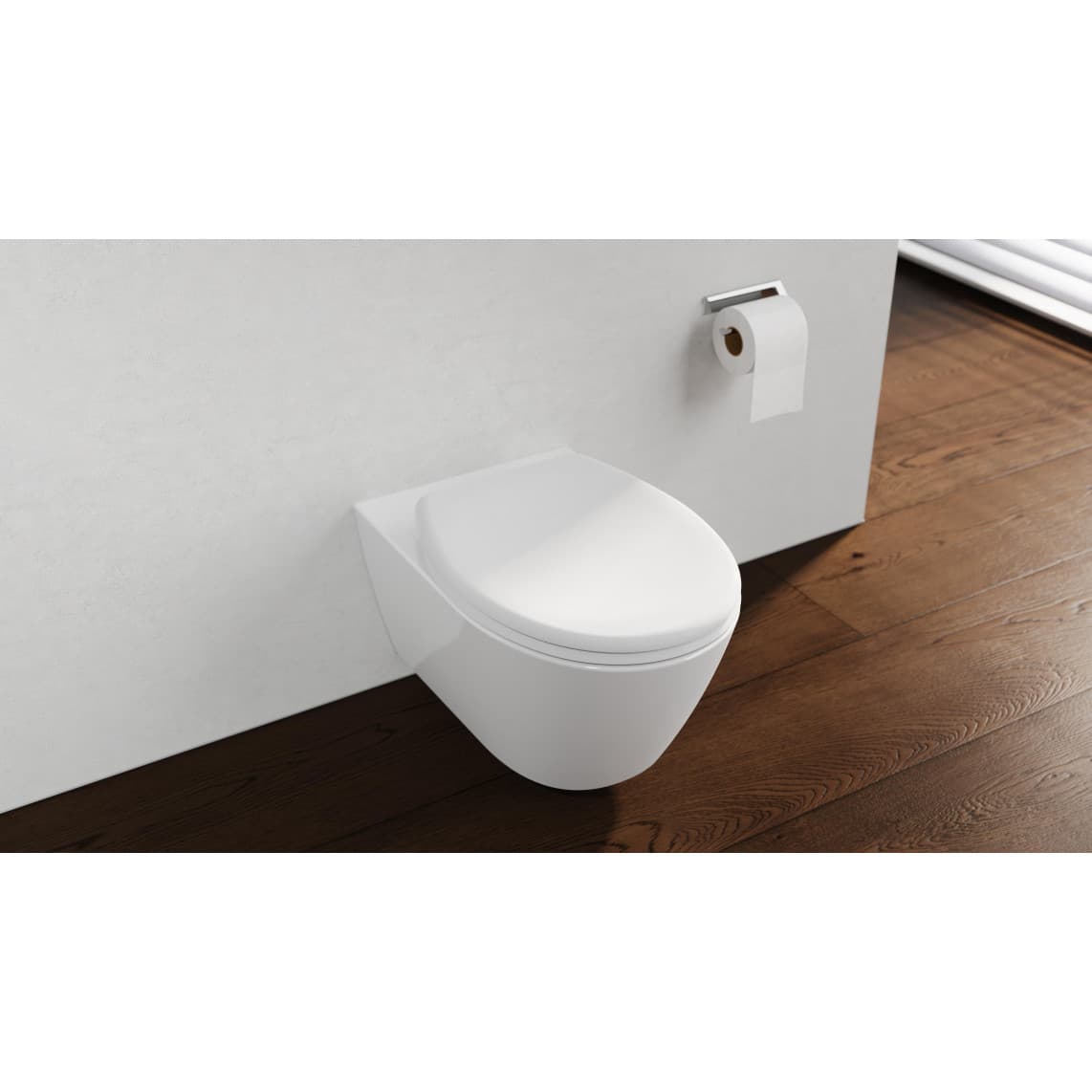 82600 Duroplast Toilet seat WHITE, PREMIUM, with soft close and quick release