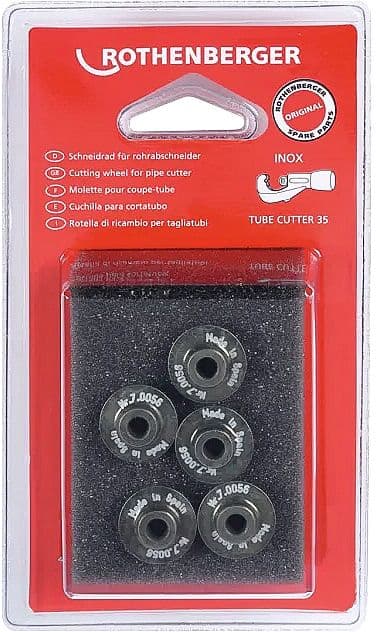 MOLETTE DE RECHANGE COUPE-TUBES ROTHENB. INOX (LOT DE 5)