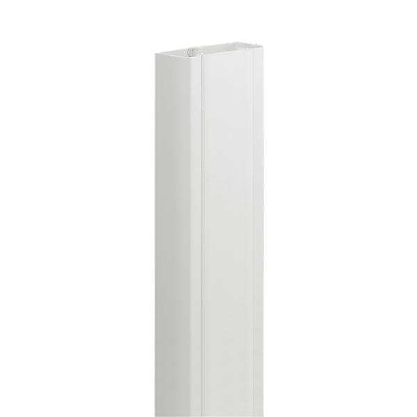 Goulotte DLP design 50 x 80mm Blanc - 2m - couvercle 65mm
