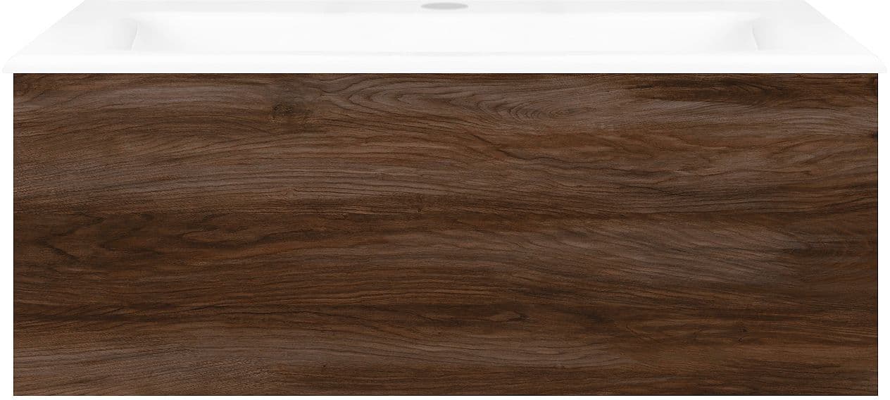 SOUS MEUBLE COFFEE 1 TIROIR 80 NOTENLAAR DECOR FLUWEEL +LAVABO PORCELAINE BLANC