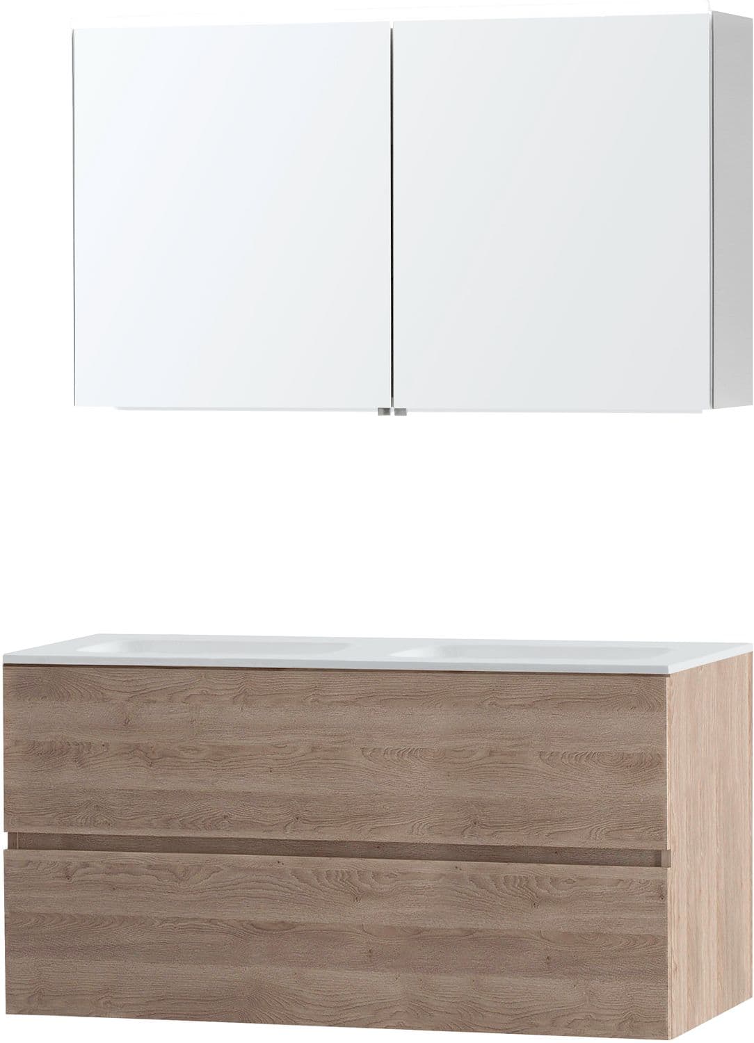 MEUBLE MOLTO CHENE NATUREL 120 SOLID ARMOIRE TOILETTE
