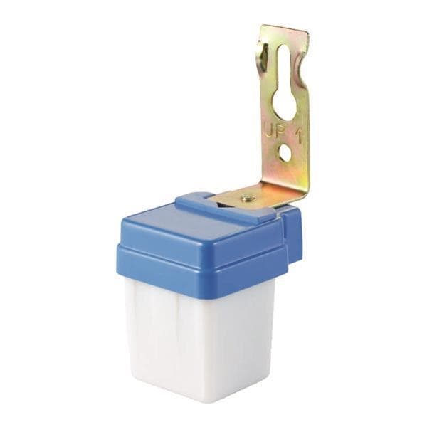 Détecteur crépusculaire Blanc apparent carré IP44 maximum 300W Led