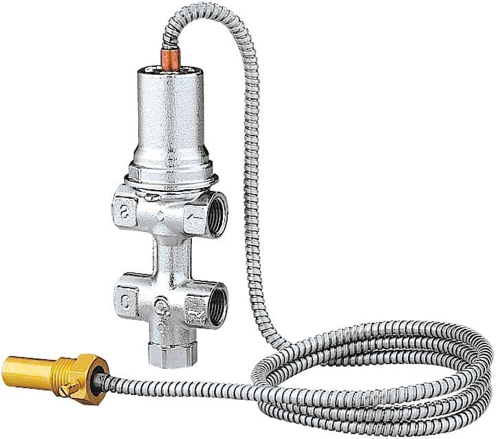 SOUPAPE DE SECURITE + SONDE CHAUDIERE AVEC COMBUSTIBLE CALEFFI 1/2"