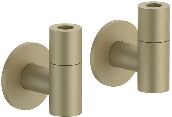 ROBINET D'ARRET EQUERRE AVEC FILTRE ICONA CLASSIC FANTINI MAT BRITISH GOLD PVD