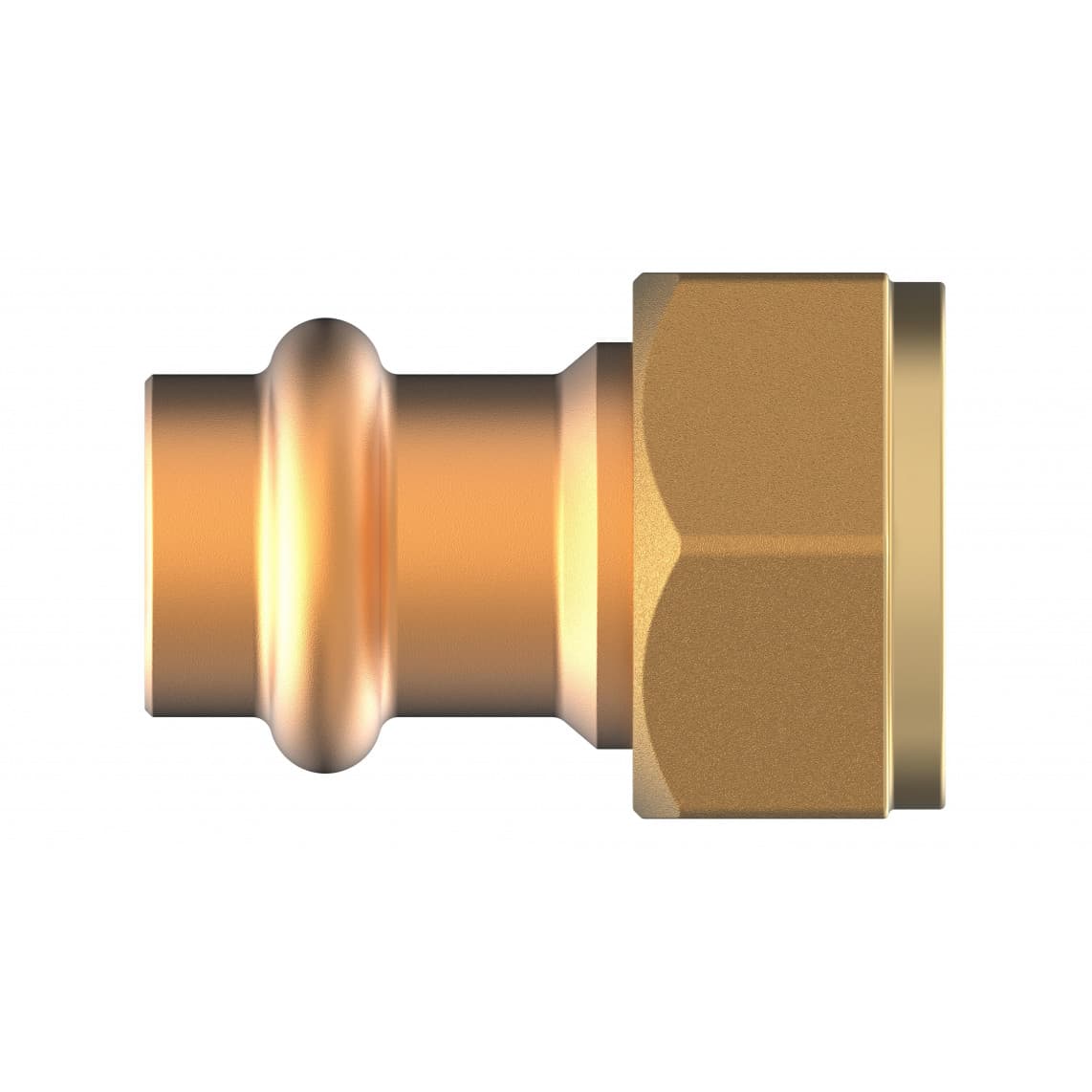 988628854 BR raccord de transition à serrer, vierge, 22 mm x 1" F, 1 manchon, (P4355)