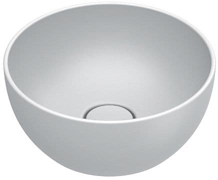 VASQUA A POSER SFERA CATALANO CATAGLAZE+ DIAMETRE 32 H14 SANS TROP-PLEIN BLANC MAT