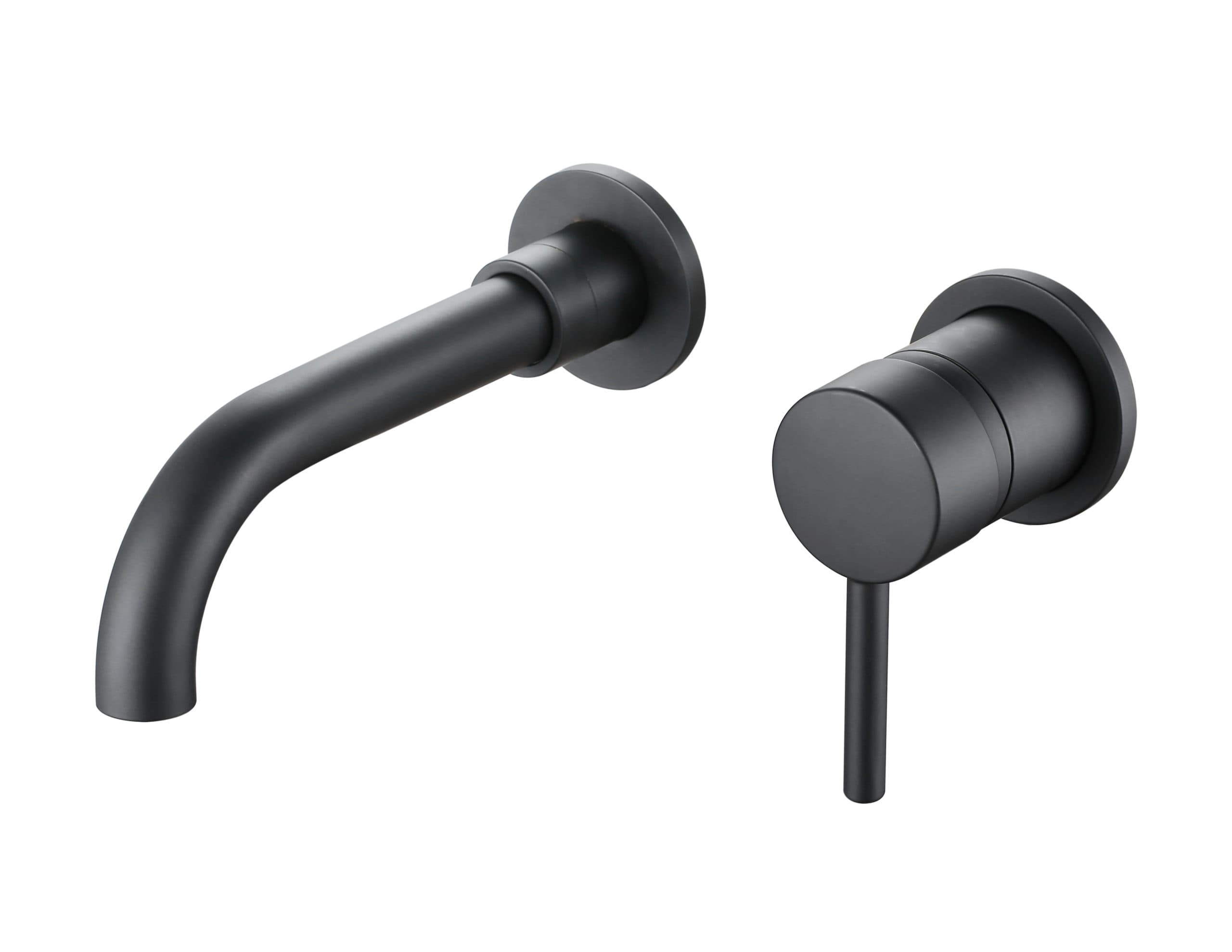 ALONI MITIGEUR LAVABO MURAL - NOIR MAT