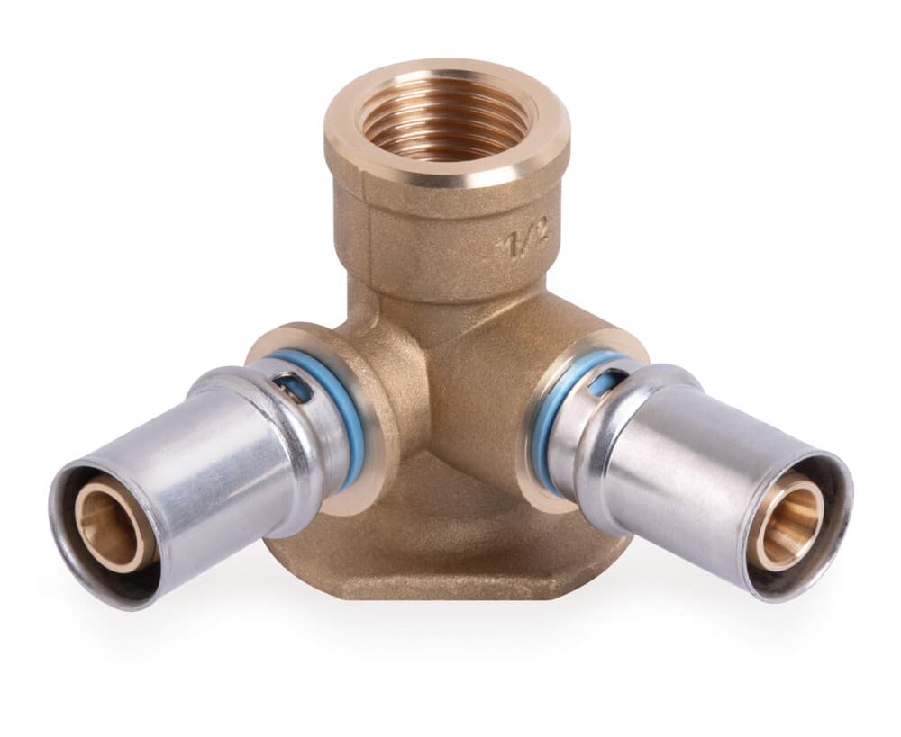 SYSTEMPEX culasse double PEX-alu sertir H 53mm 20-1/2"F 20