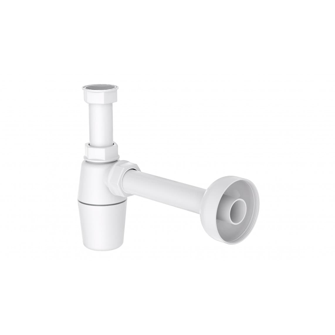 98803048 KS siphon à bouteille, blanc, 1 1/4"x32 mm