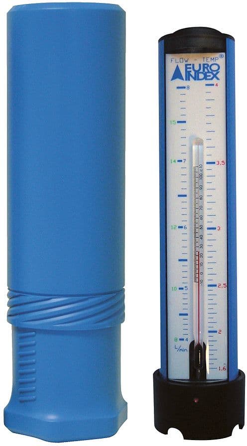 DEBIT- ET THERMOMETRE FLOW TEMP