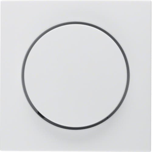 Enjoliveur pour variateur rotatif Berker S.1 IP44, Blanc polaire, brillant