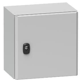 Armoire Spacial S3D hauteur 1200 largeur 800 profondeur 300mm avec une porte pleine et plaque de mon