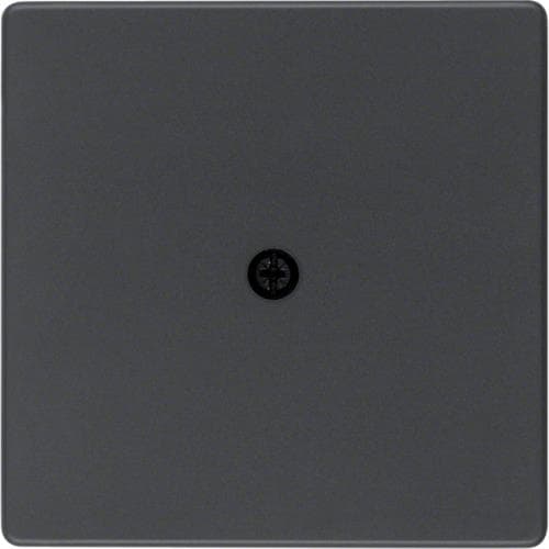 Enjoliveur pour sortie de câble Berker Q.1 / Q.3 Anthracite, Velours
