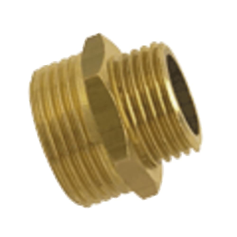 mamelon double réduit laiton alimentation tube cuivre 1/2"M x 1/4"M