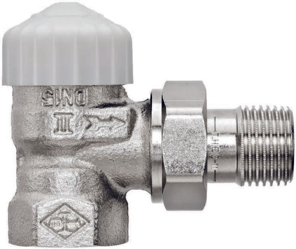 Heimeier V-Exact II robinet thermostatique équerre 1/2"F