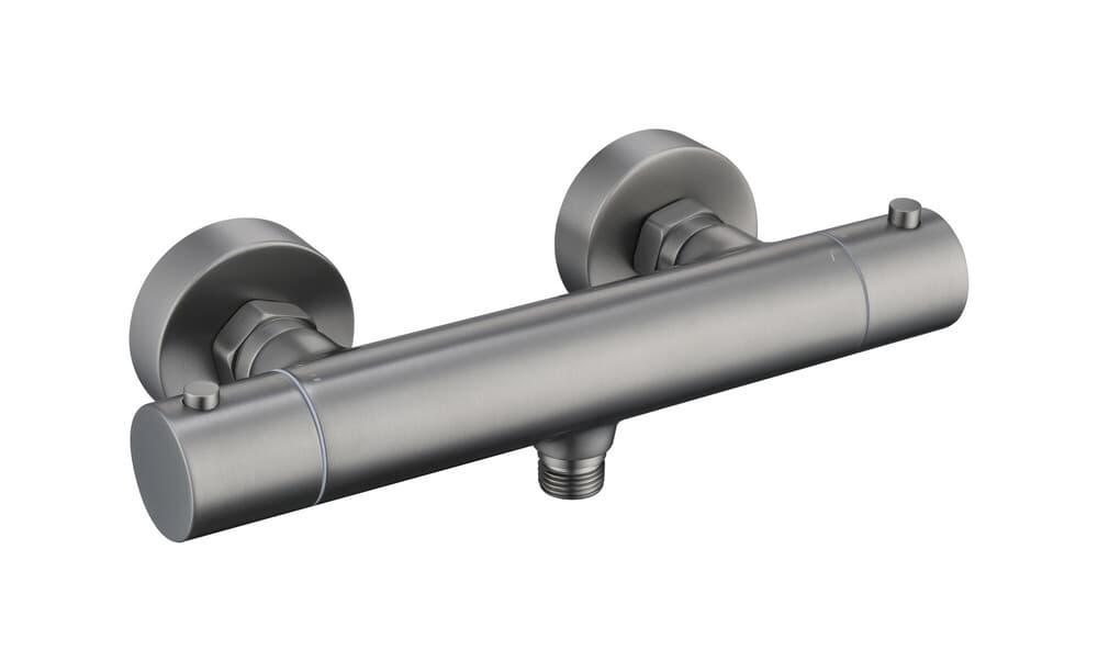 Van Marcke Lana mitigeur douche thermostatique gun metal brossé