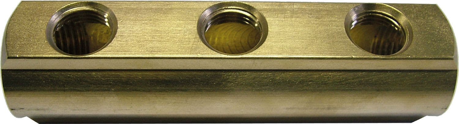 LAITON COLLECTEUR 4/4"FF 9X1/2"+3/8"