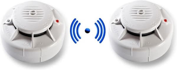 Fito détecteur de fumée 3V lithium 10 ans connectable max 24pc  868MHz
