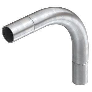 Coude M32 en Métal, 90° sans filetage galvanisé
