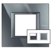 Axolute plaque 2 x 2 modules Anthracite