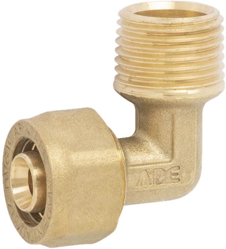 COUDE A SERRER ALUPEX 16MM-1/2"M