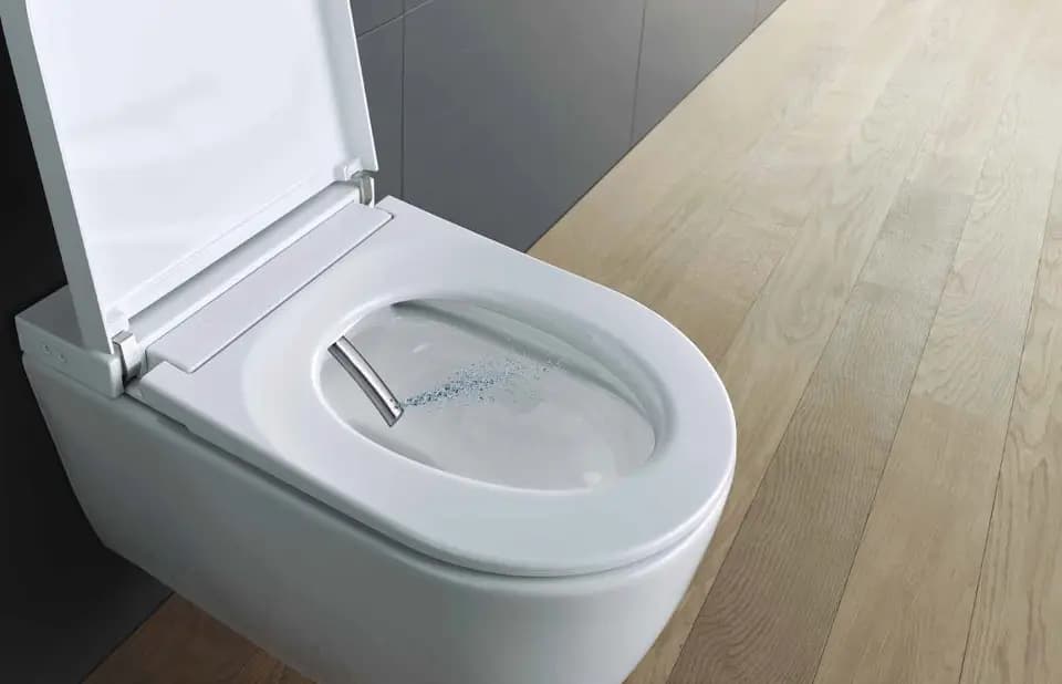 DOUCHEWC STARCK F PLUS DURAVIT RIMLESS COMPACT+ZITTING WIT