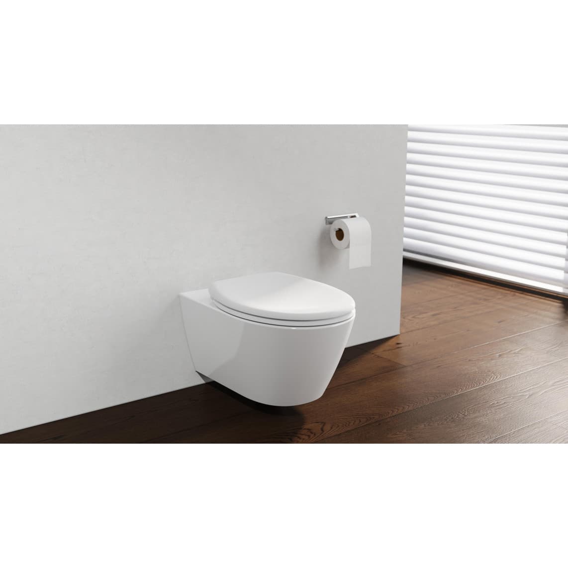 82600 Duroplast Toilet seat WHITE, PREMIUM, with soft close and quick release