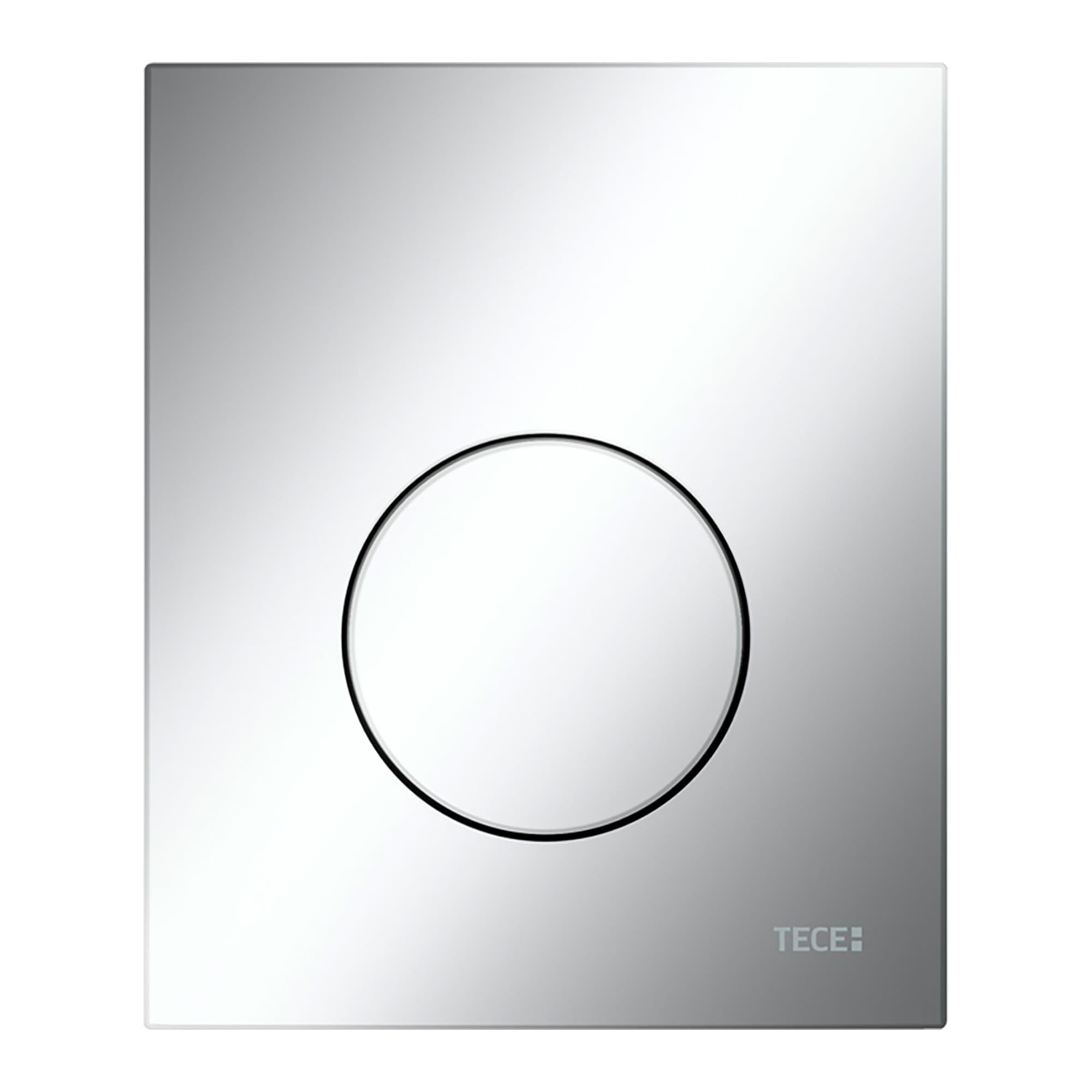 TECELOOP - PLAQUE DE DÉCLENCHEMENT URINOIR - CARTOUCHE INCLUSE - PLASTIQUE - CHROMÉ BRILLANT