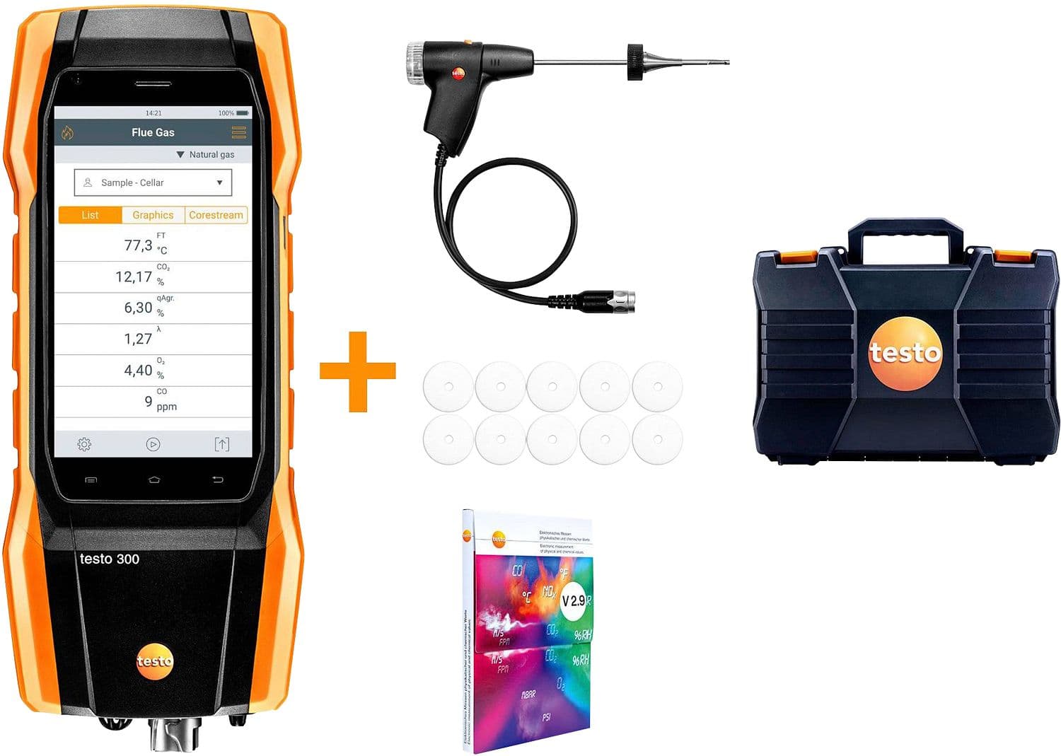 COFFRET APPAREIL DE MESURE FUMEE TESTO 300