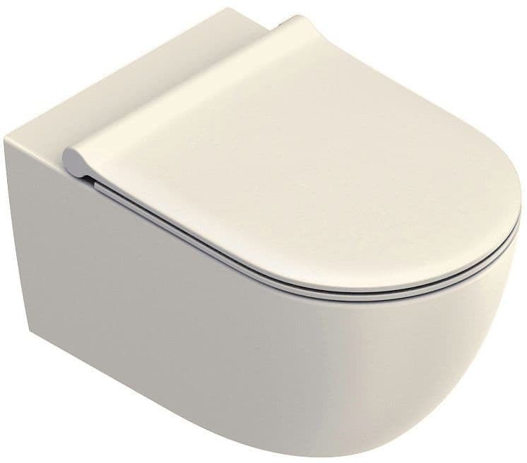 WC SUSPENDU SFERA 55 CATALANO CATAGLAZE+ FIXATION INVISIBLE SILENTECH LINO SATINATO
