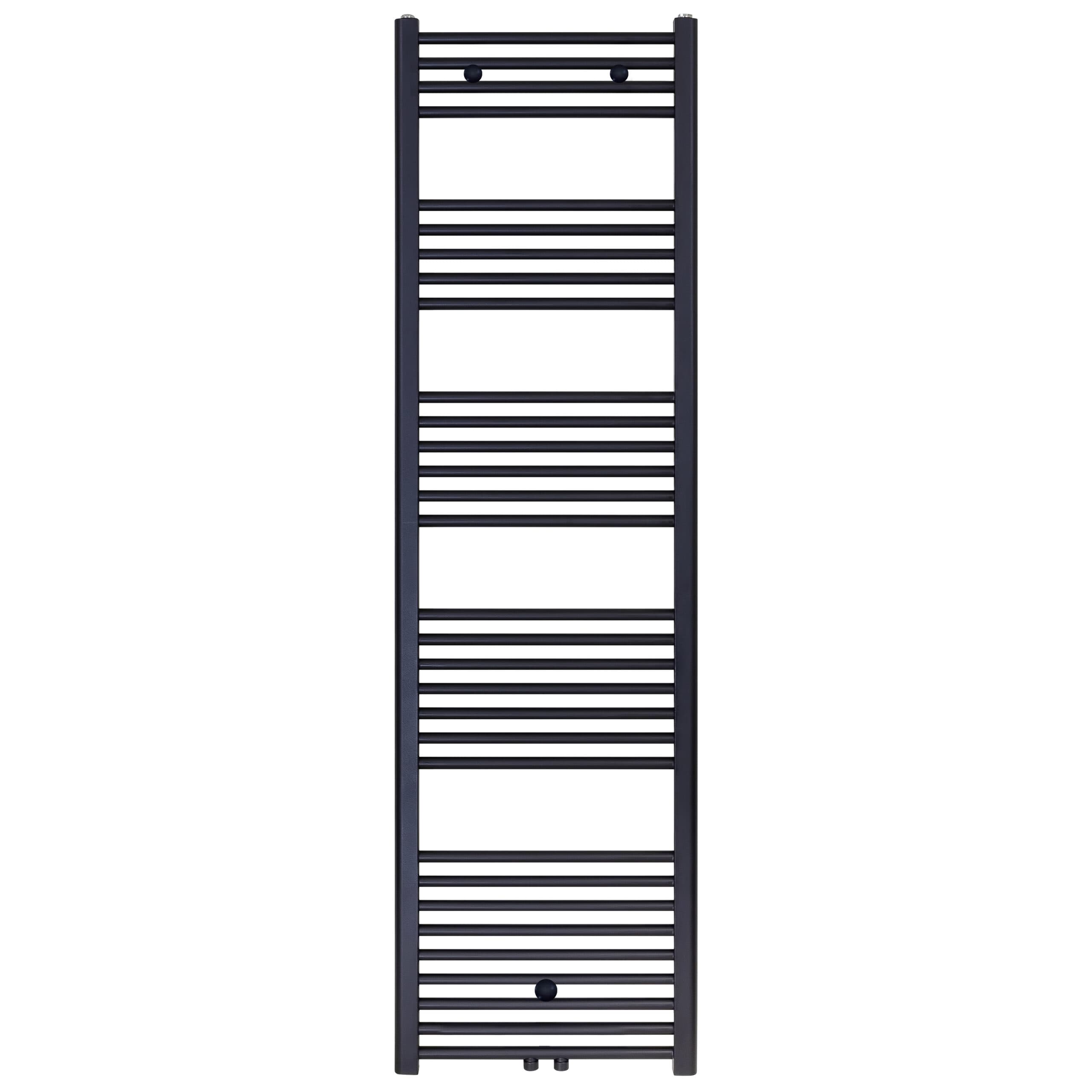 BELRAD SÈCHE-SERVIETTES - RACCORDEMENT GAUCHE-DROITE/CENTRAL - 699 WATT - 1800X400CM - NOIR MAT