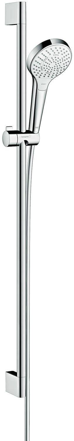 SET DE DOUCHE UNICA'CROMA-CROMA SELECT S MULTI HG 90CM ECOSMART CHROME-BLANC