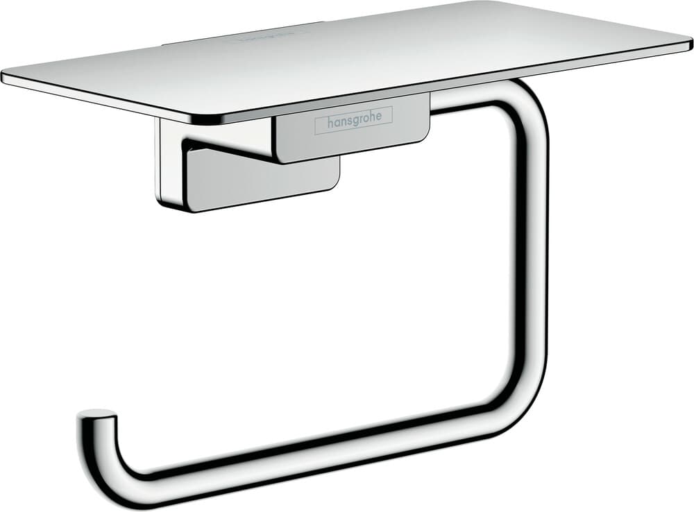 Hansgrohe AddStoris porte-rouleau papier avec tablette chromé