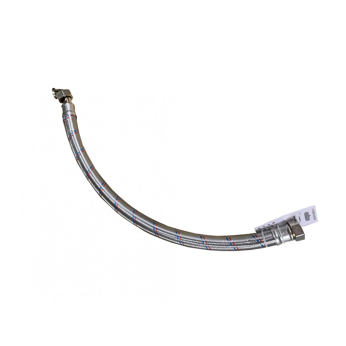 986287655 Flexible pour raccord de chauffage, 1" F x 1000 mm x 1" F, angle de 90° d'un côté