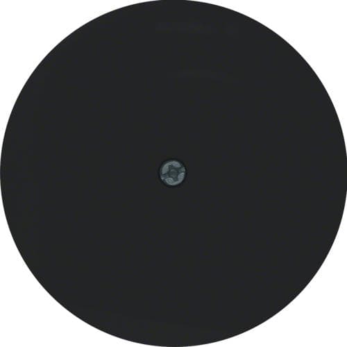 Enjoliveur pour sortie de câble Berker R.1 / R.3 / R.Classic Noir, brillant