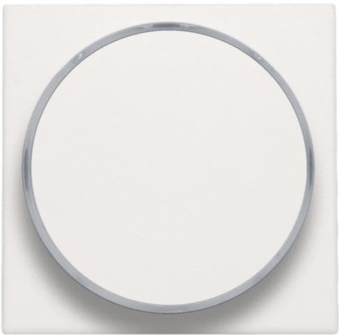 Set de finition avec anneau transparent sans symbole pour bouton-poussoir 6A avec Led couleur Blanc