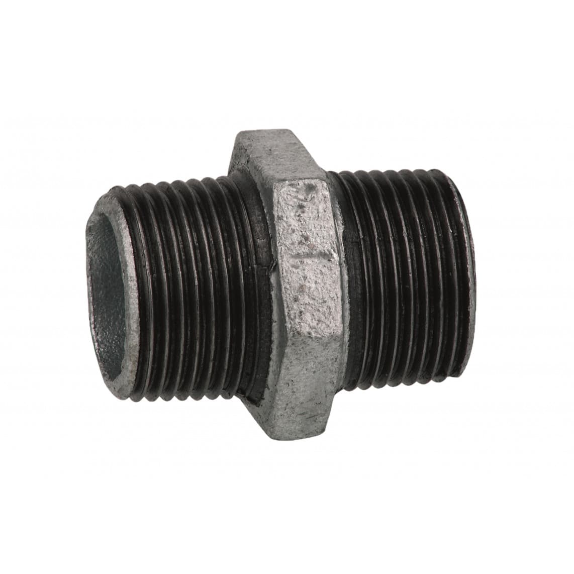 989785055 FM mamelon double, galvanisé, 1 1/2" M, (280)