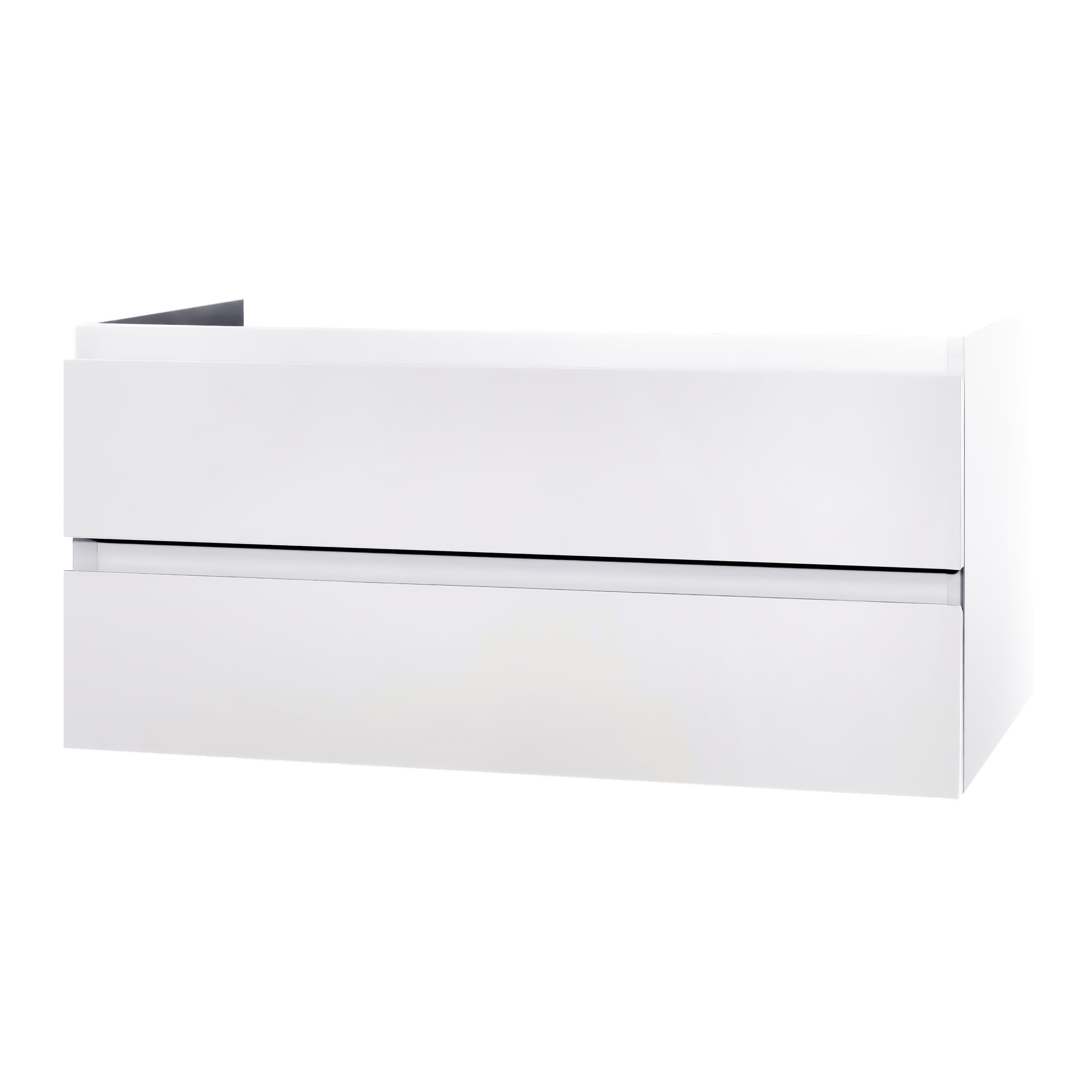 ALONI sally Meuble sous-plan (120CM) - blanc brillant