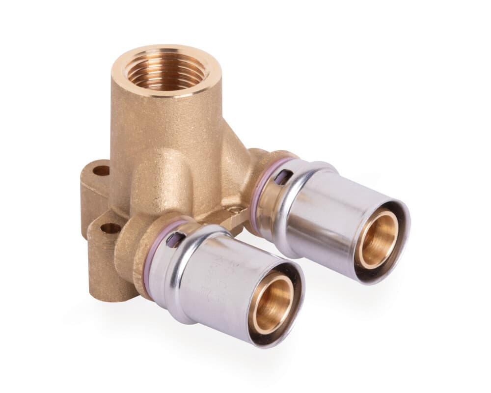 SYSTEMPEX culasse double droit PEX-alu sertir H 53mm 20-1/2"F 20