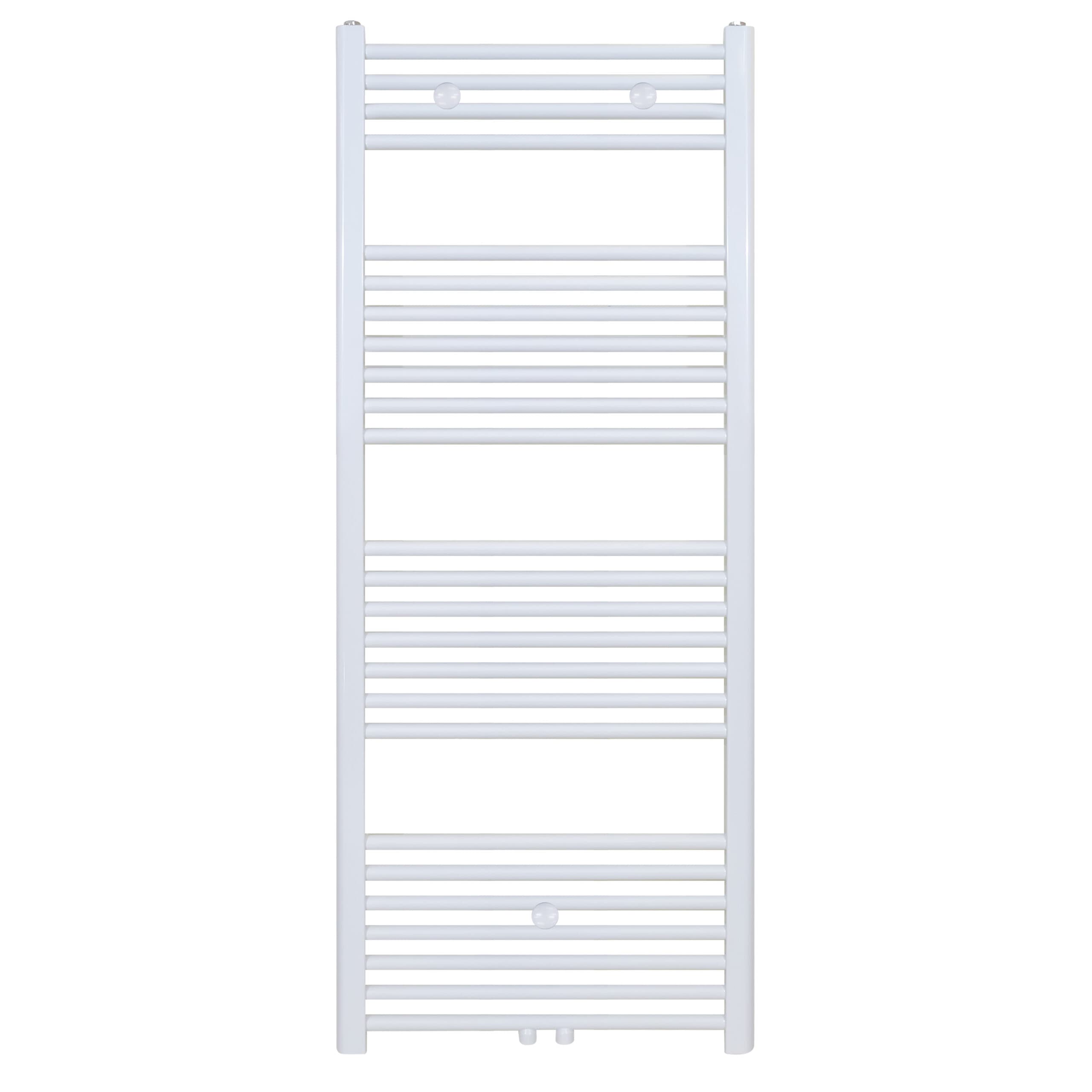 BELRAD SÈCHE-SERVIETTES - RACCORDEMENT GAUCHE-DROITE/CENTRAL - 556 WATT - 1400X400CM - BLANC BRILLANT