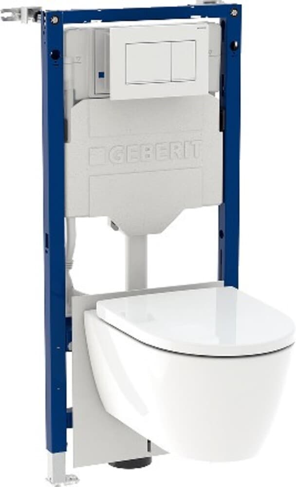 Geberit systemfix set élément 112cm reservoir plaque commande iCon WC-suspendue