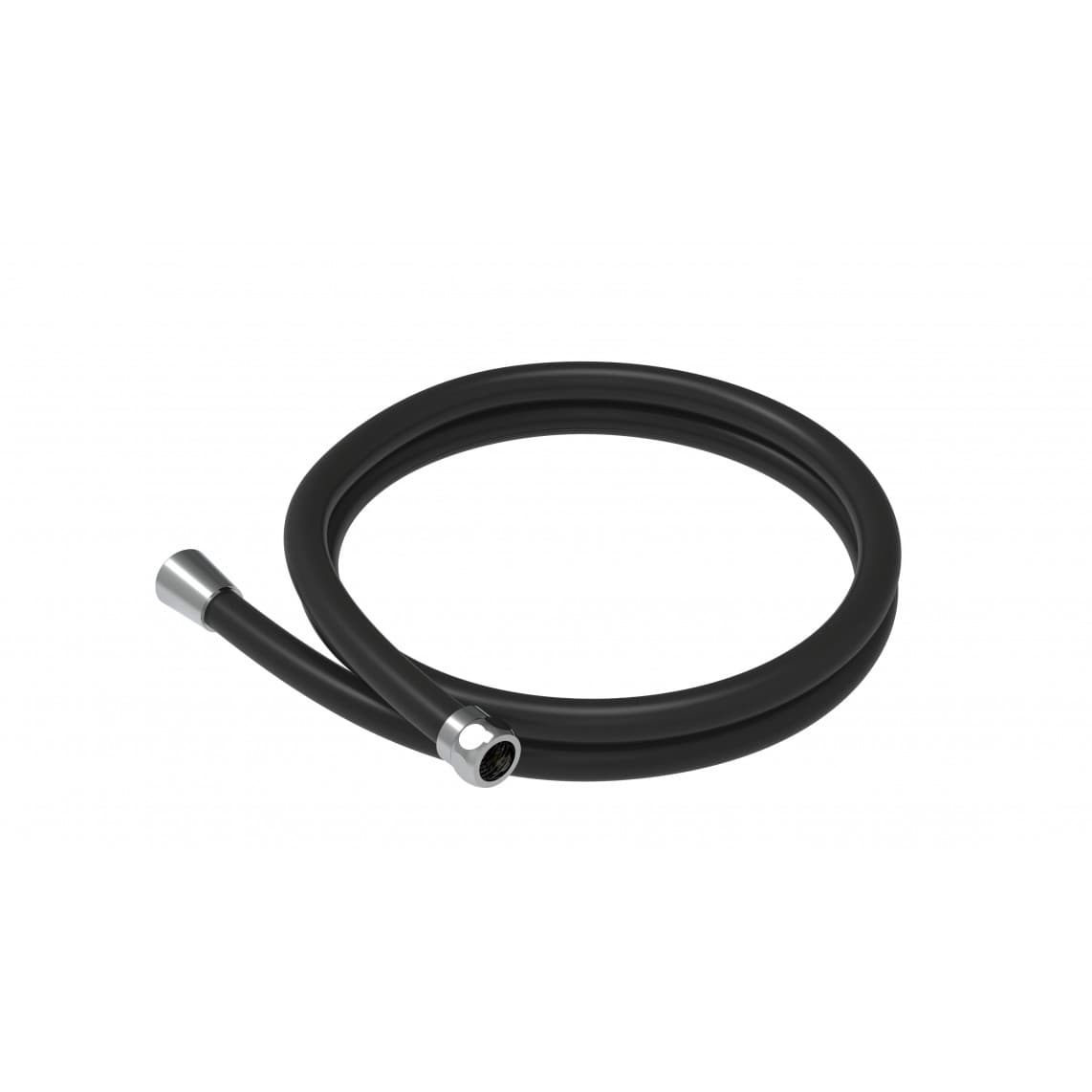 01894 Flexible de douche, 150 cm, plastique, noir, par ex. pour DXLD60088CS