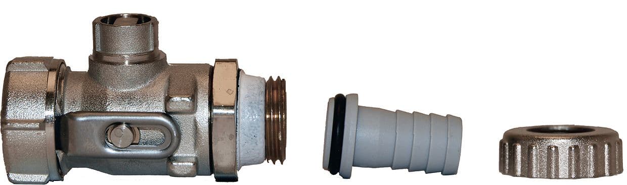 VANNE SPHERIQUE DE REMPLISSAGE ET DE VIDANGE 1/2 BOUCHON+CLEF 1/2"