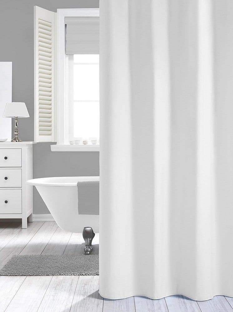 RIDEAU DOUCHE PEVA SEALSKIN 120CM GRANADA BLANC