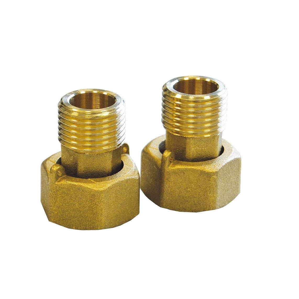 98858231 raccord à visser pour compteur d'eau, 3/4" F x 1/2" M (2x)