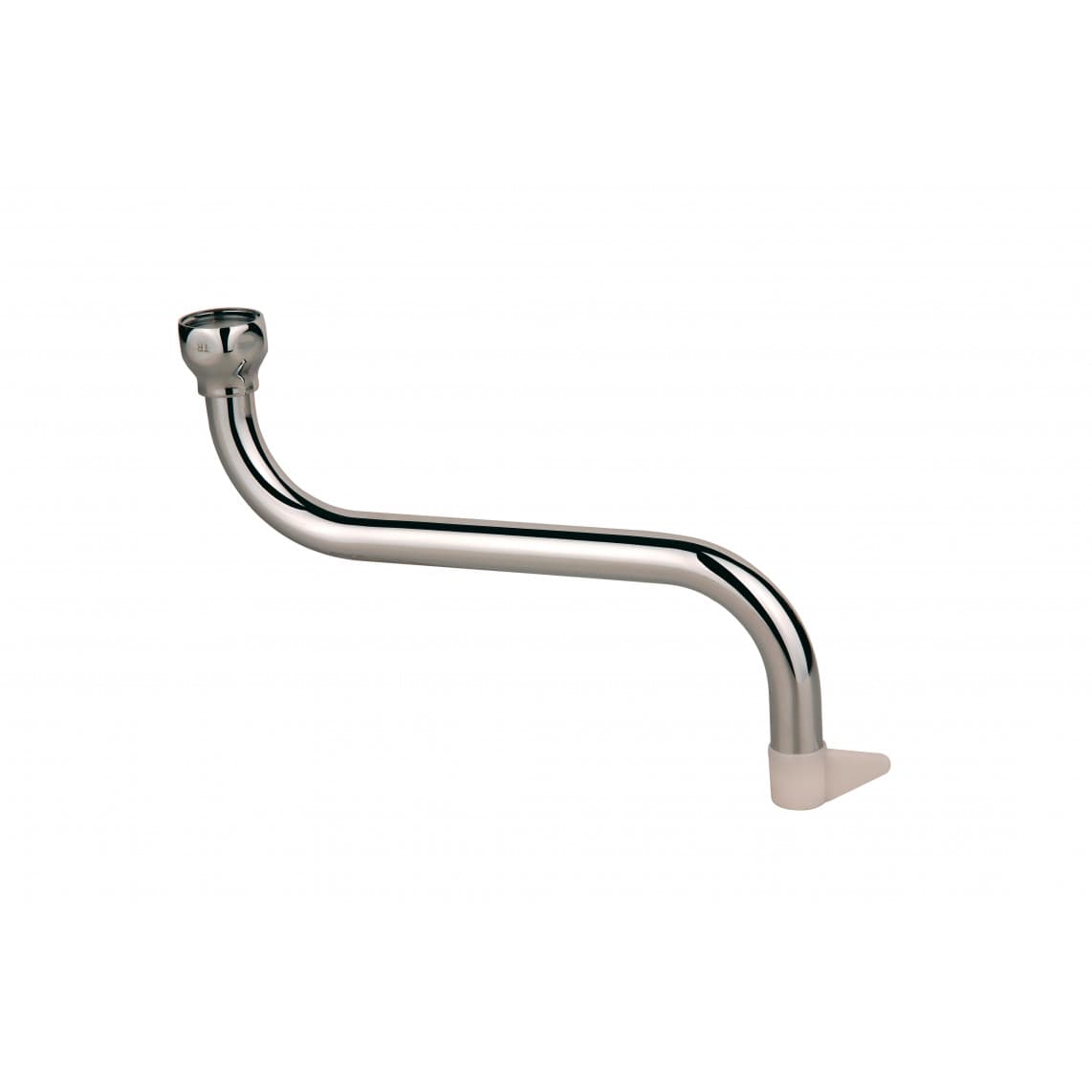 98957118 S-sortie de tuyau, chromé, 1/2" x 160 mm