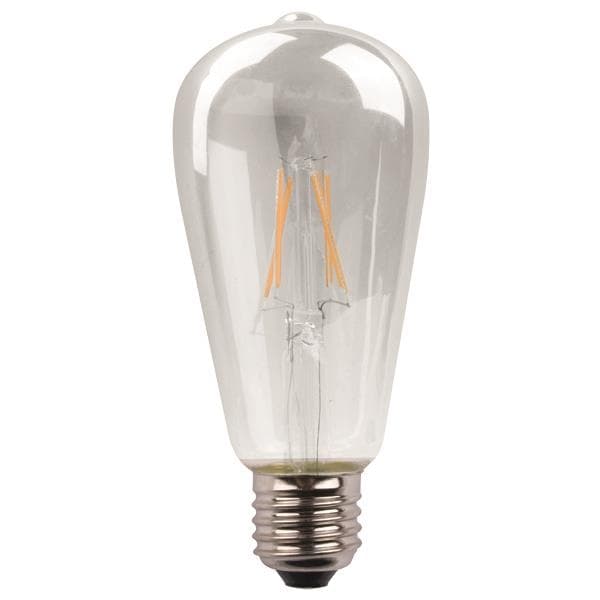 Lampe Led St64 crossed filament 11W E27 6500K 220 - 240V dimmable clair
